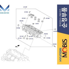 MOBIS HEAD CYLINDER ENGINE PETROL G6DN HYUNDAI KIA 2018-23